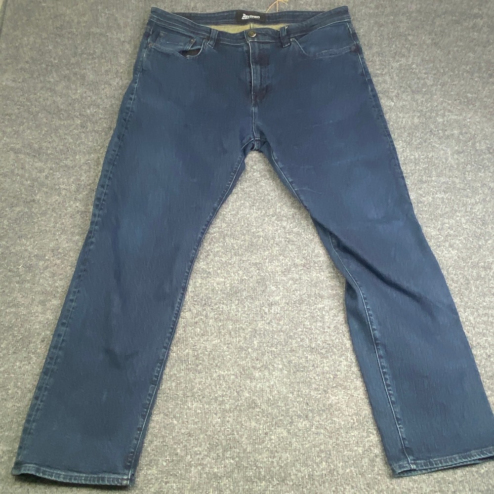 Revtown Automatic Decade Denim Mens Straight Leg Jeans Dark Wash Blue 38x30